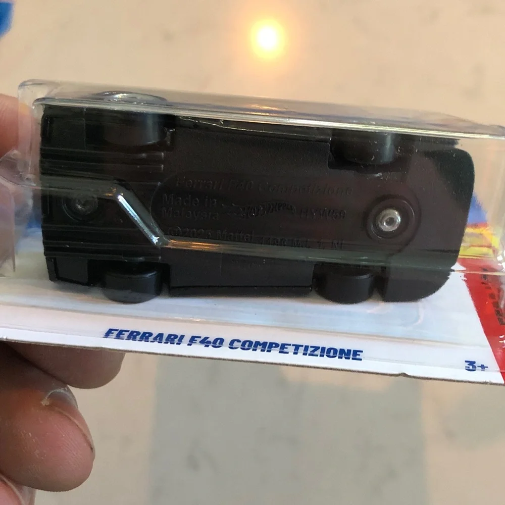 Mattel Hot Wheels Black Ferrari F40 Toy Car